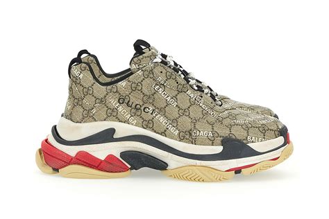 gucci x balenciaga sneakers.